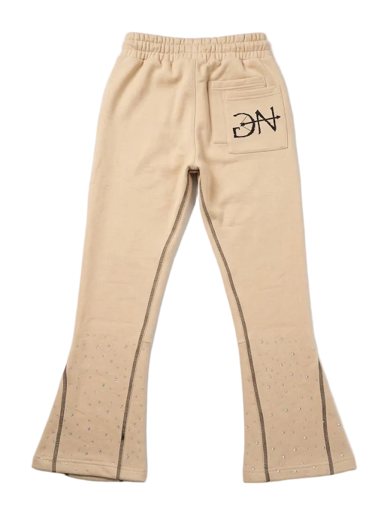 Beige Rhinestones Set