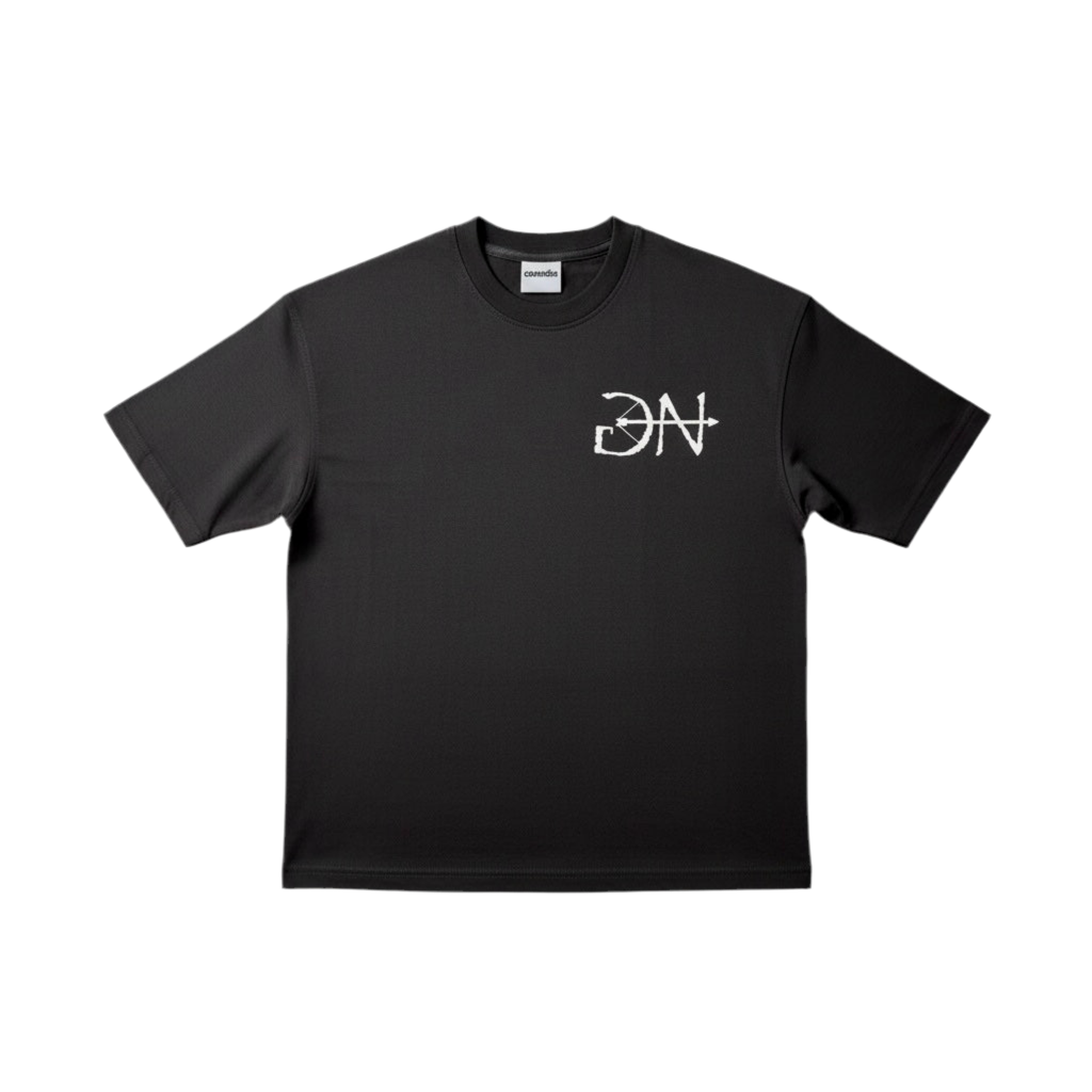 Black heavy weight t-shirt