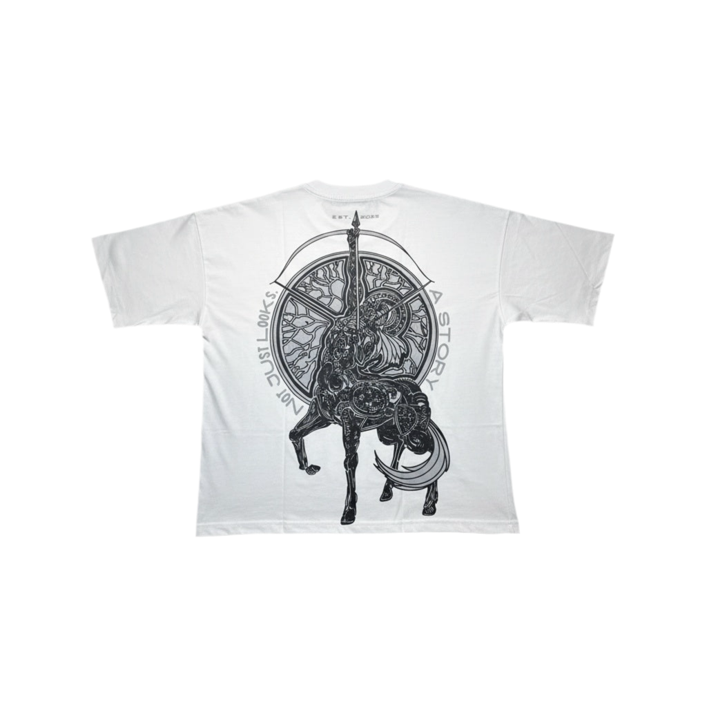 White Premium heavy weight t-shirt